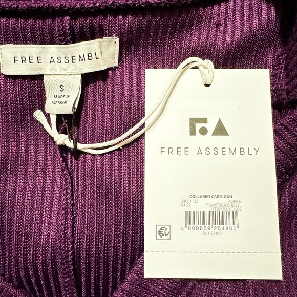 Free Assembly Collared Cardigan size Small - Picture 6 of 8